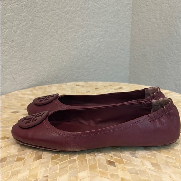 Tory Burch Red Flats Elegant Loafers 8.5 - Picture 7 of 11